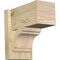 Ekena Millwork Olympic Block Rough Sawn Outlooker, Douglas Fir, 8"W x 14"D x 14"H OUT08X14X14OLY05RDF - alternate 1